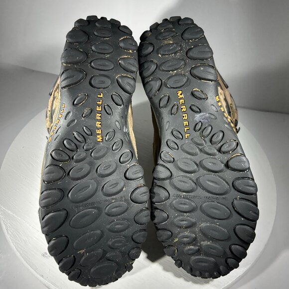 Merrell Chameleon Kids Youth Boys Size 4.5 Hiking Boots Waterproof Shoes Brown - Picture 8 of 12